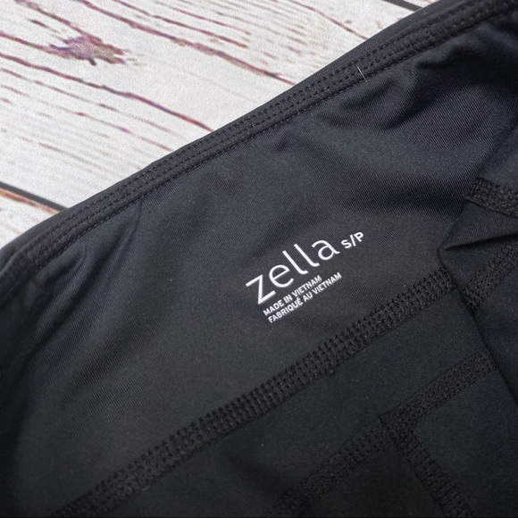 Zella Leggings Capri Mesh Cropped Pants Workout - Picture 2 of 13